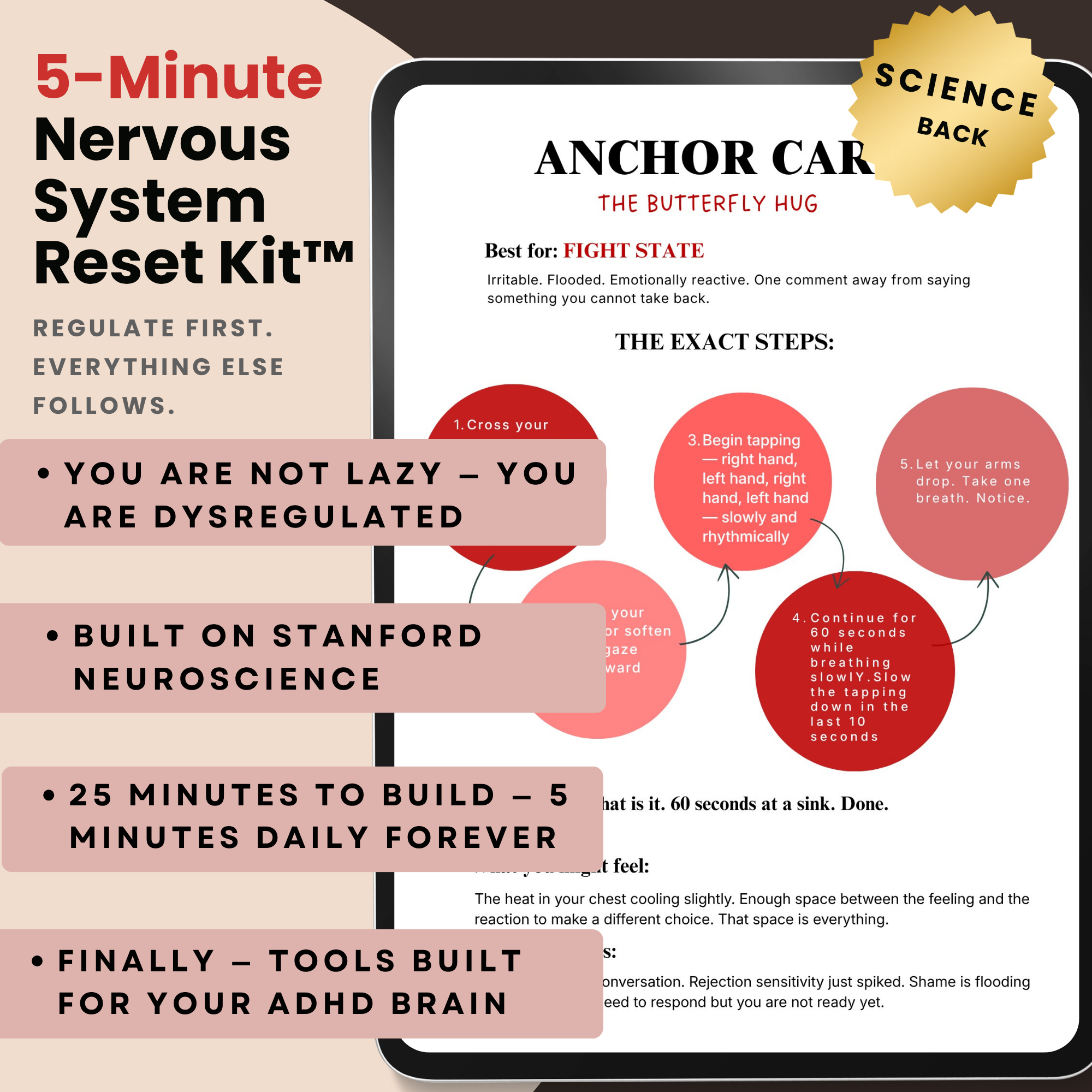 Inside the Reset Kit — Stanford-backed, built for ADHD brains, 25 minutes to build